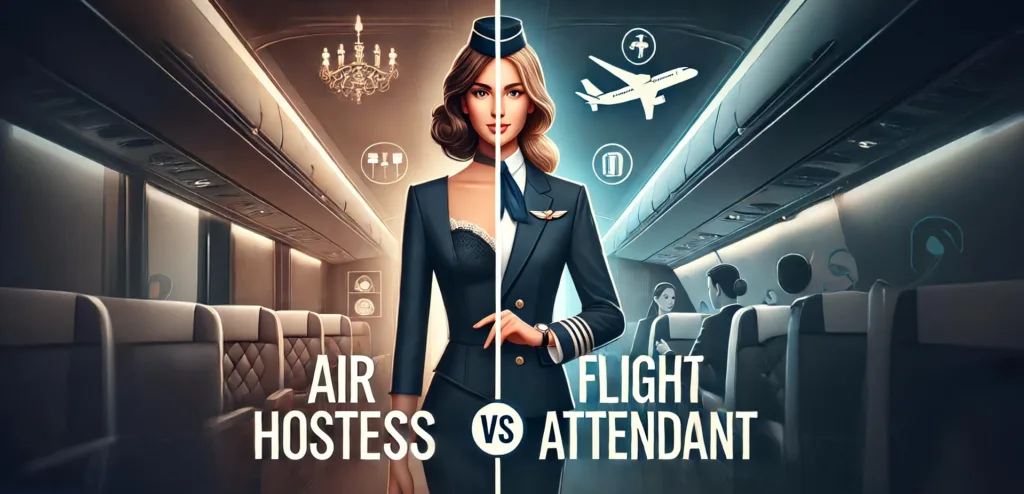 Hostess vs Flight Attendant: